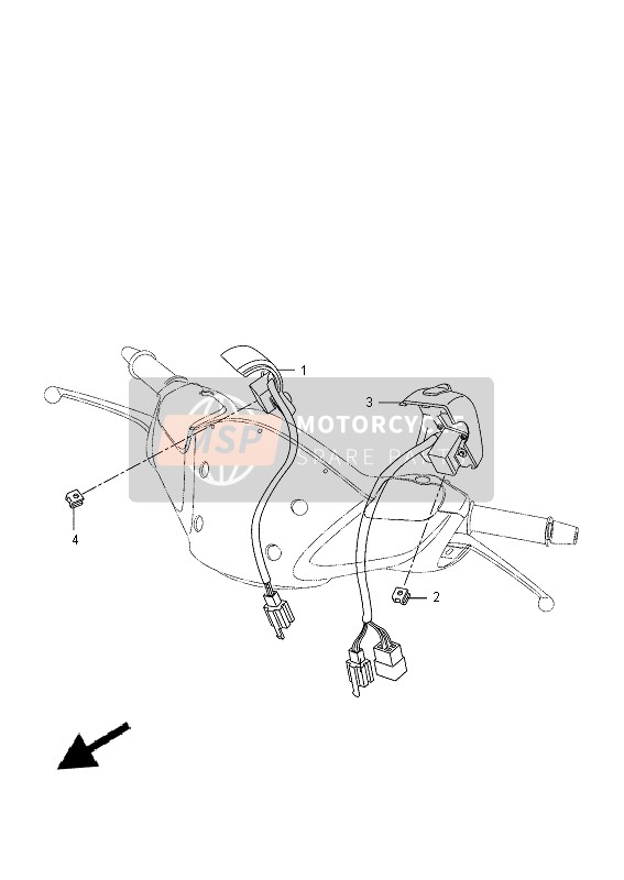 Yamaha VP250 2015 Handle Switch & Lever for a 2015 Yamaha VP250